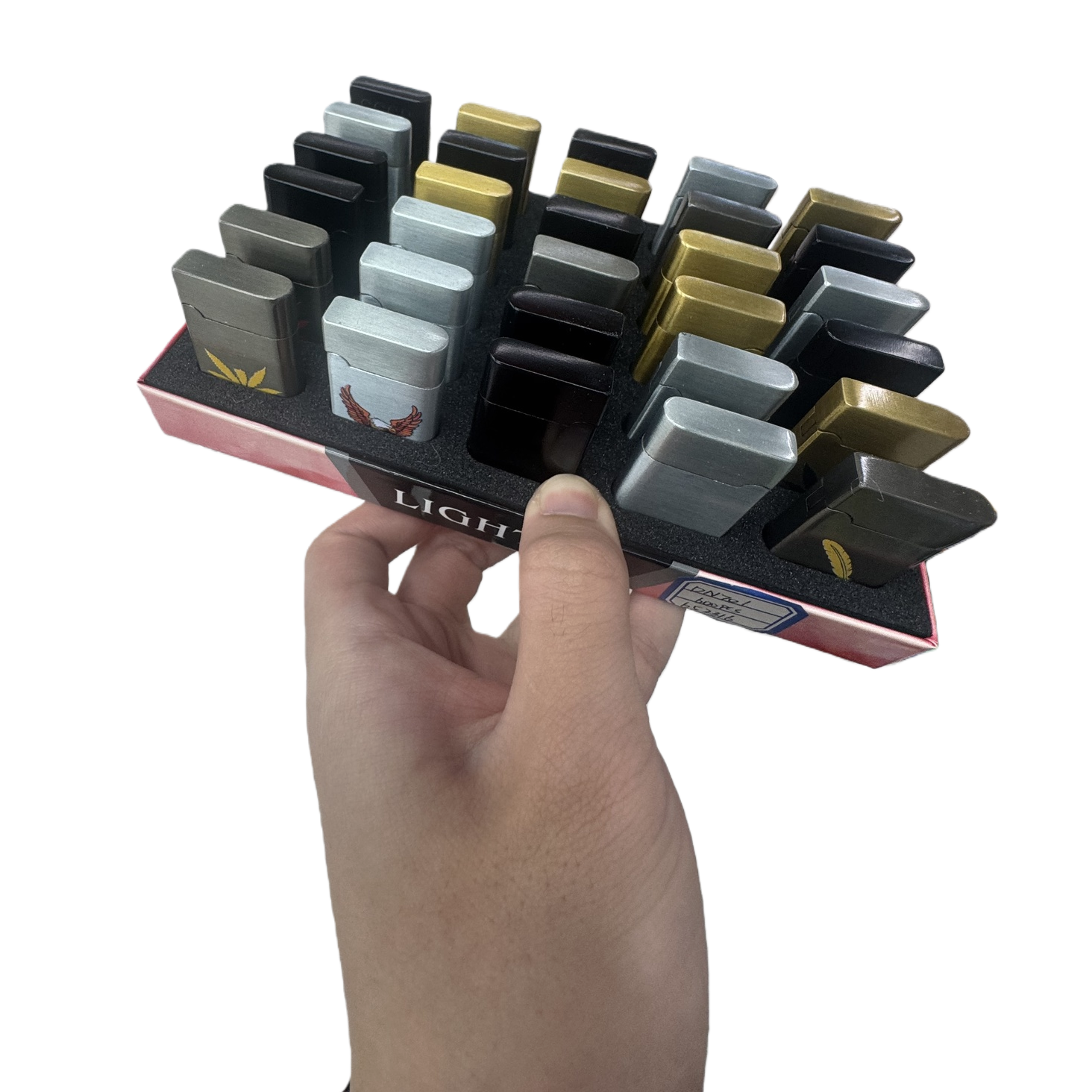 Lighter set, multi-functional windproof lighter gift box Item Picture