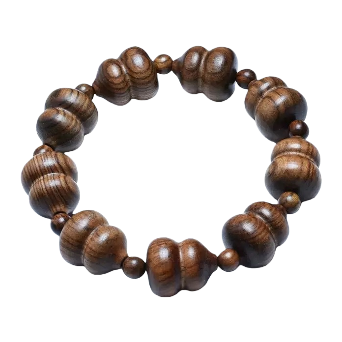 The wooden bracelet with natural texture is a great gift for both men and women, suitable for playing with and maintaining health Item Picture