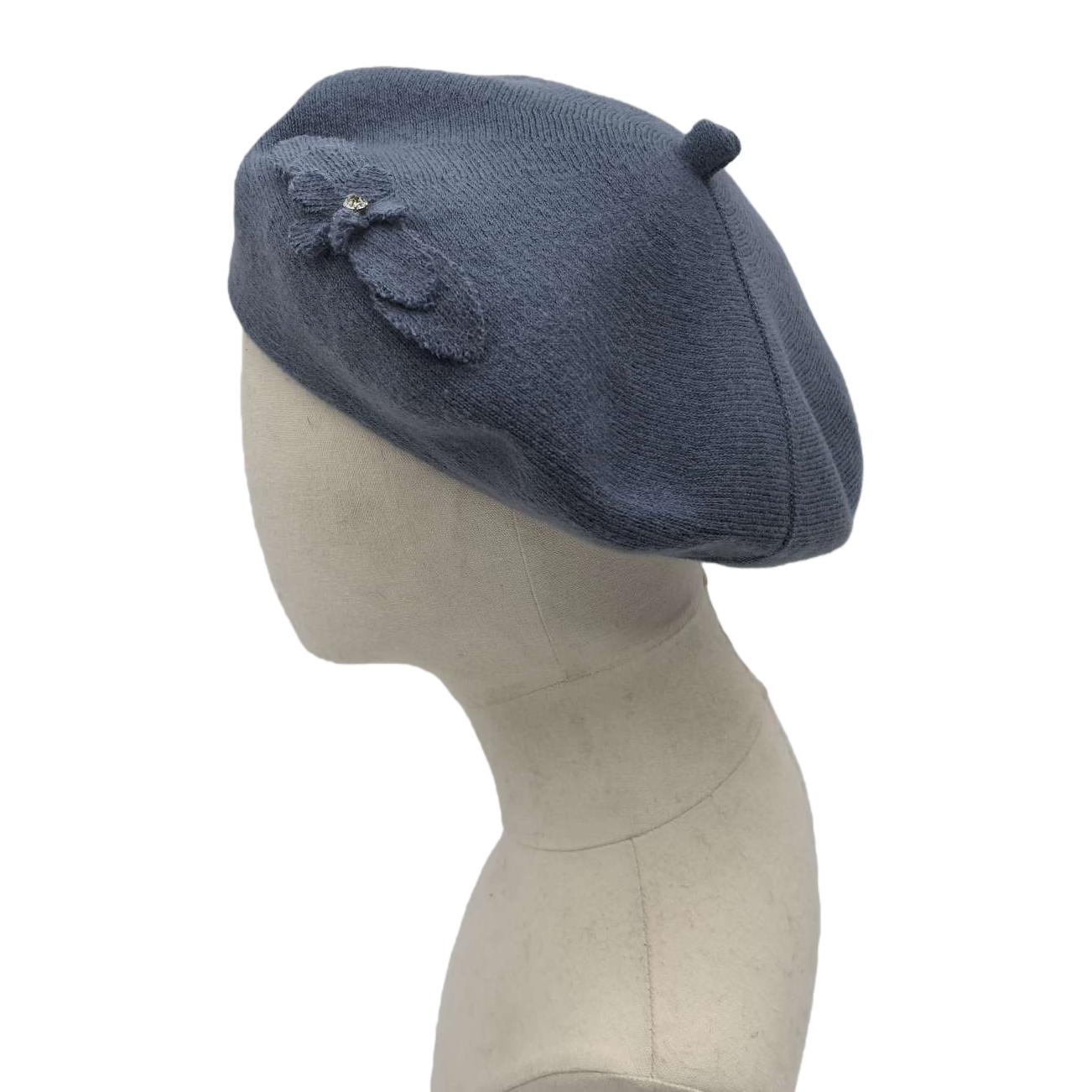 Boina azul sombreros casuales de moda hombres mujeres universal invierno sombrero térmico 134532080 Item Picture