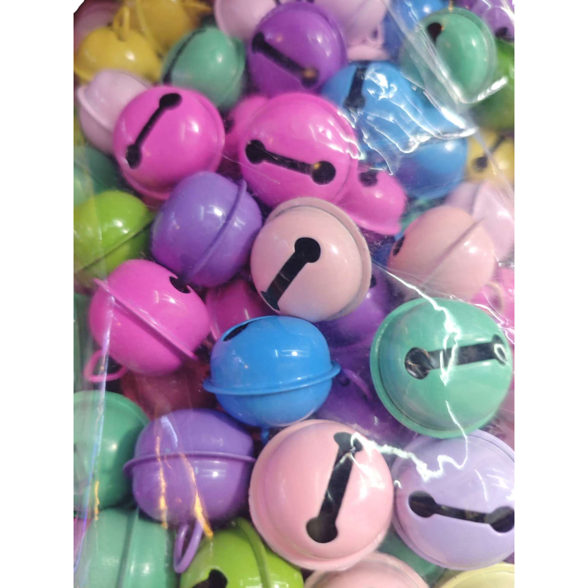 Colorful plastic bells jingle for children Item Picture