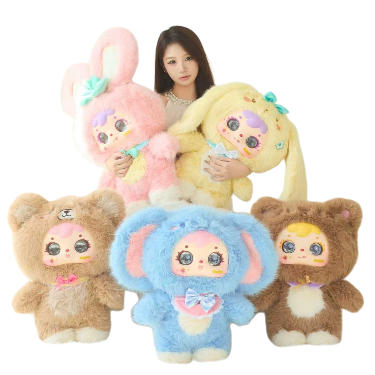 Cute plush toys Samuel series dolls, soft and comfortable throw pillows as gifts Item Picture