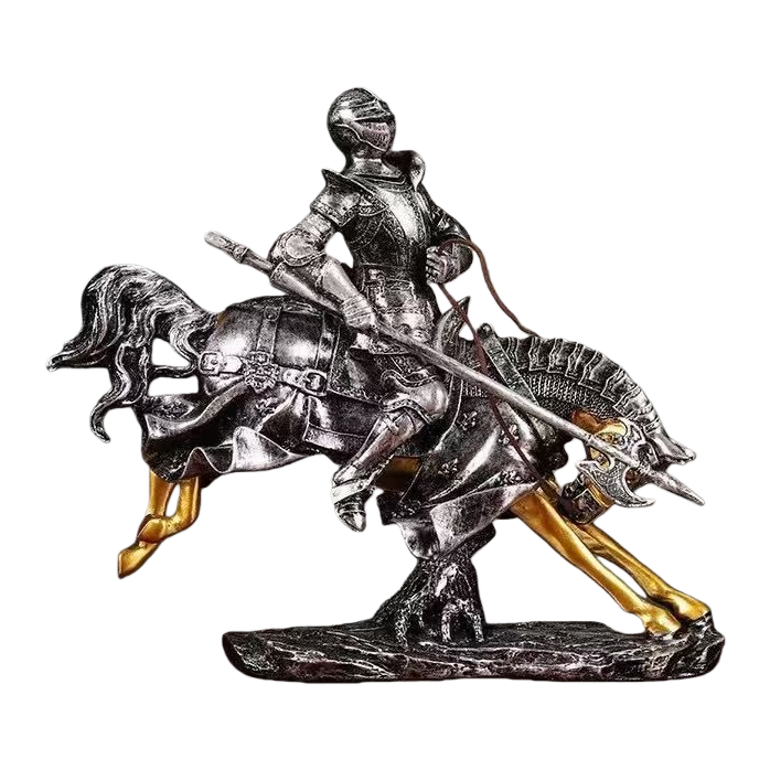 Knight riding statue decoration, home decoration, art decoration, living room decoration Item Picture