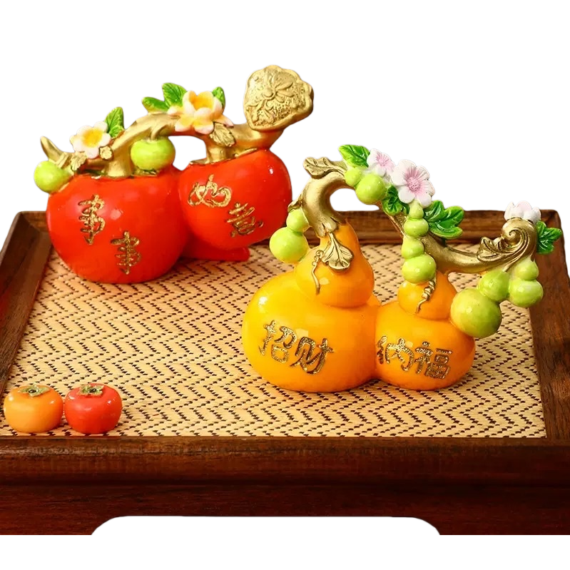 Gourd ornaments are decorative items for attracting wealth and good fortune, home decorations, and living room decorative handicrafts Item Picture
