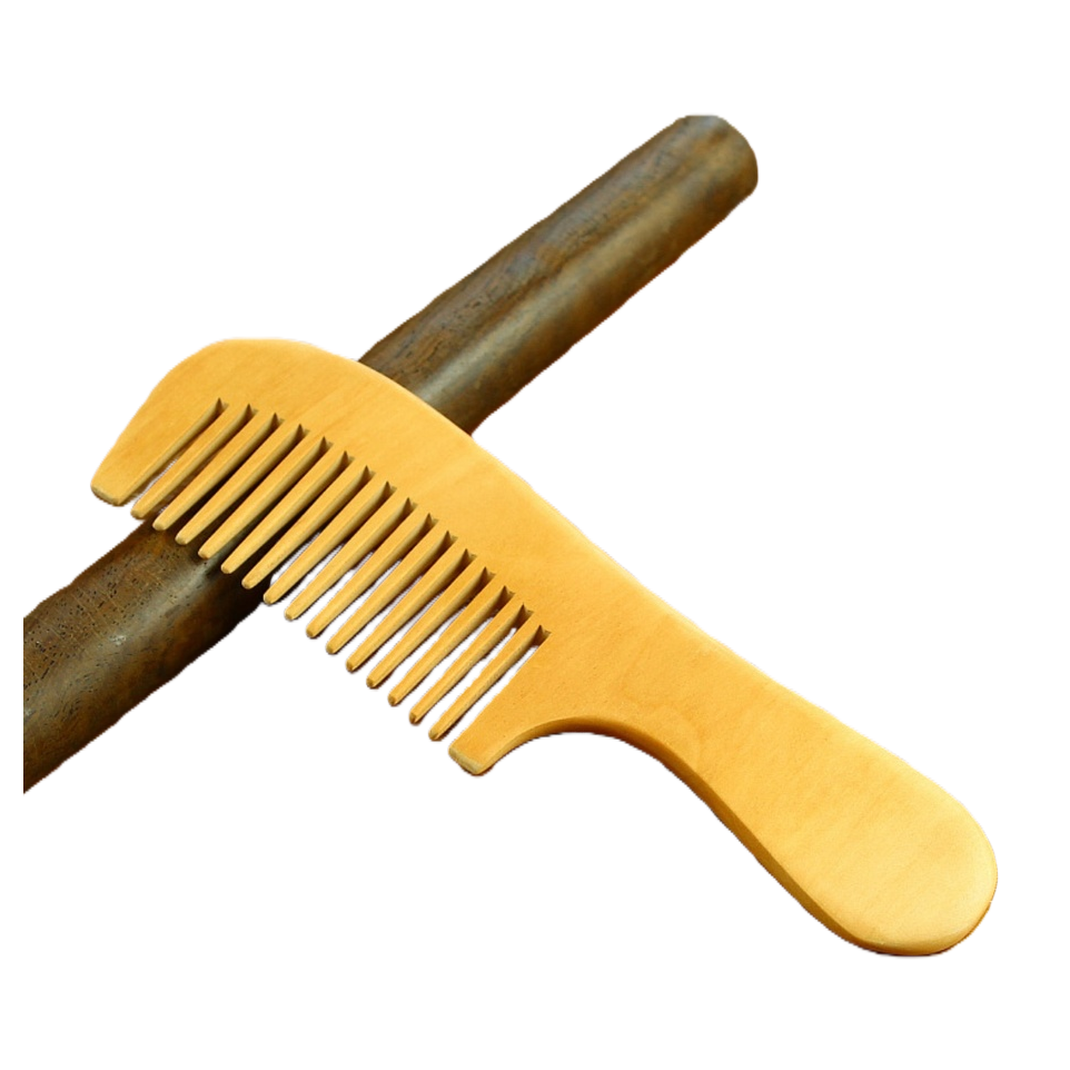 Wooden comb, natural sandalwood comb, anti-static hair combing wonder, smooth hair care Item Picture