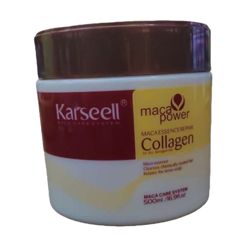 Karseell麦卡力量胶原发膜洗护用品滋养修护强韧发质白底实物图