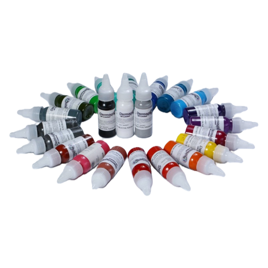 Daimenggro colored pigments are professional painting paints with rich colors that are easy to mix Item Picture