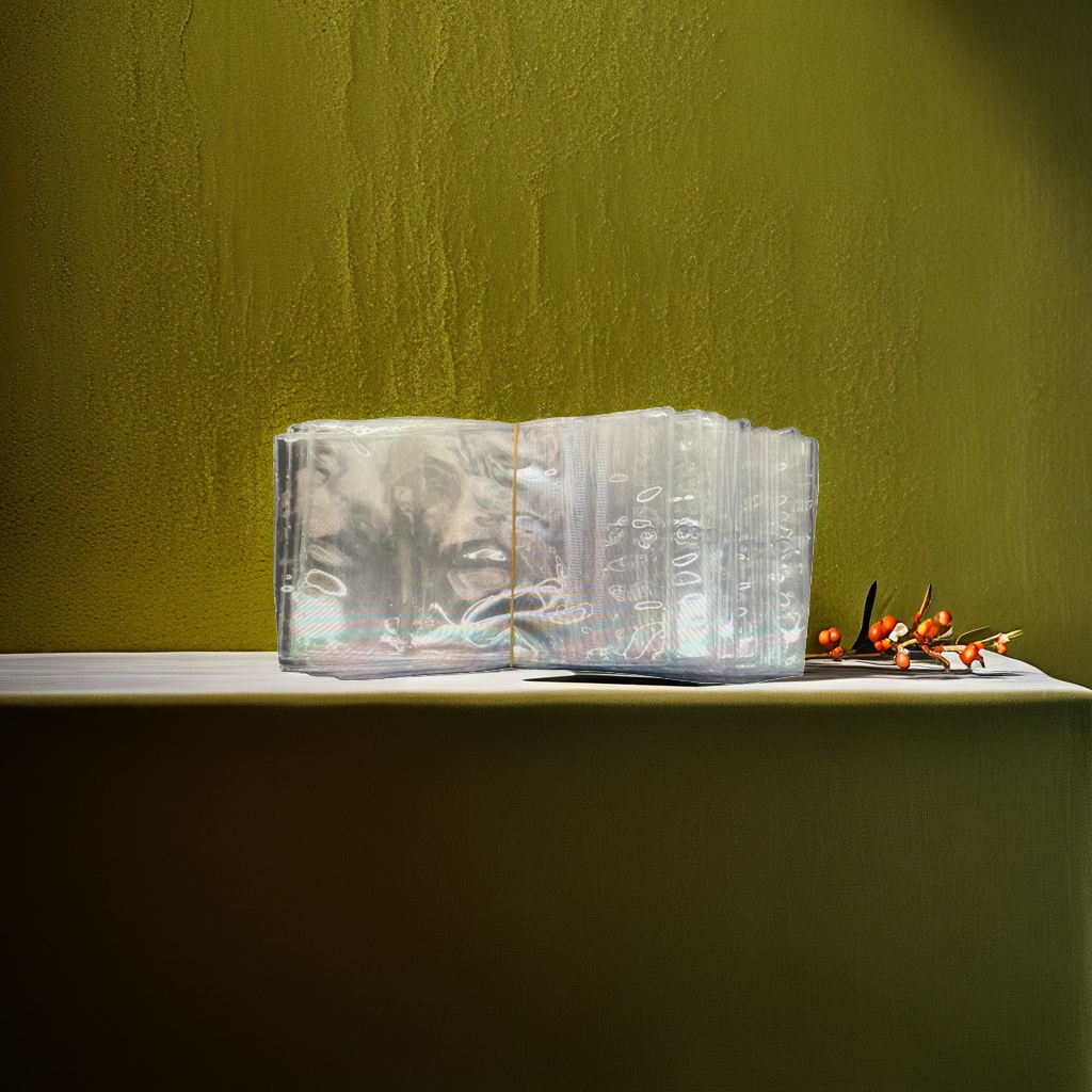 Transparent plastic bags, reusable eco-friendly bags, large-capacity thickened shopping bags, and storage bags Specification image