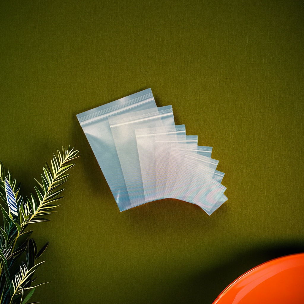 PE transparent self-sealing bag 30x20cm, fresh-keeping, sealed, moisture-proof and reusable packaging bag