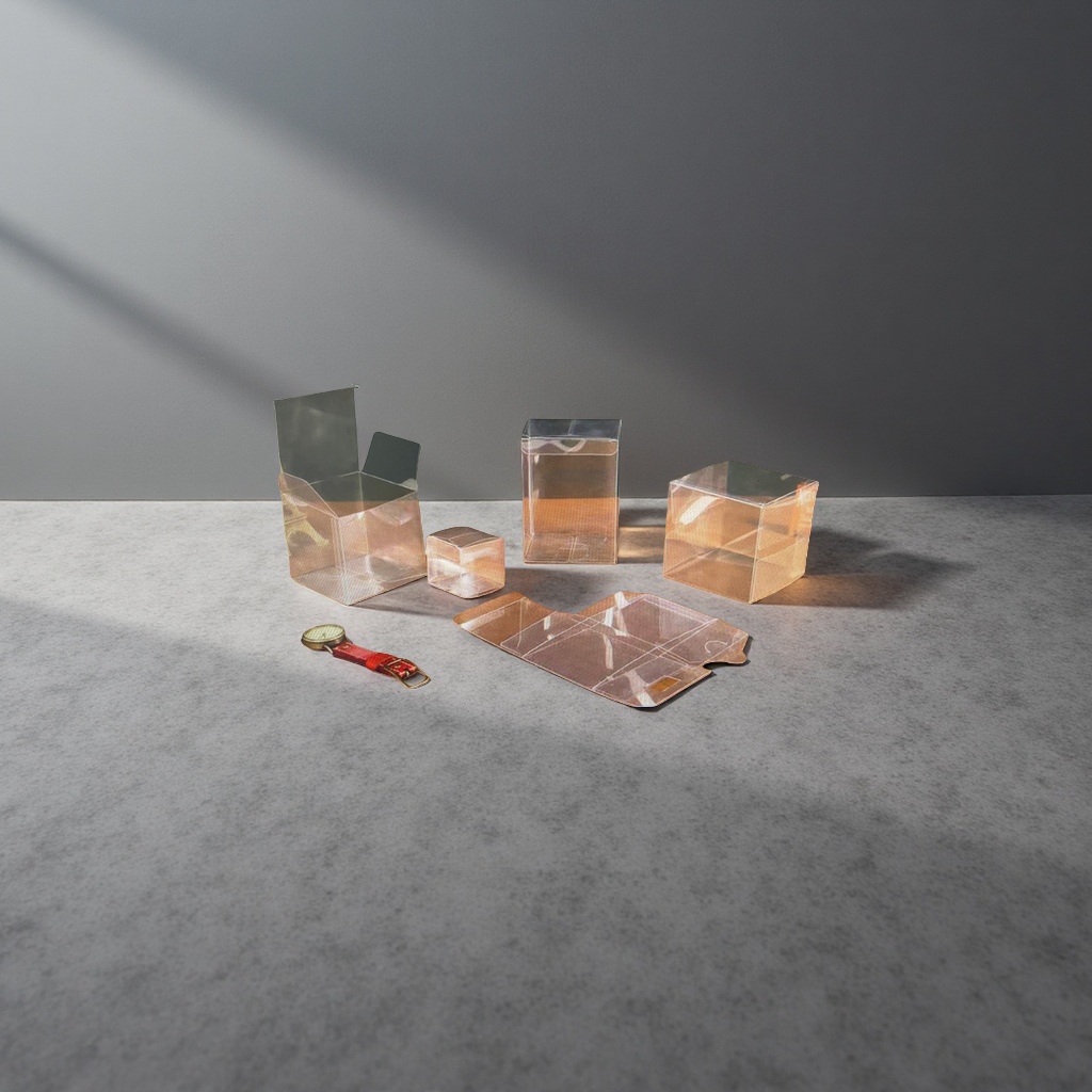 Transparent plastic packaging box, PVC, PP, PET box, universal storage box, dust-proof, water-proof and durable Specification image