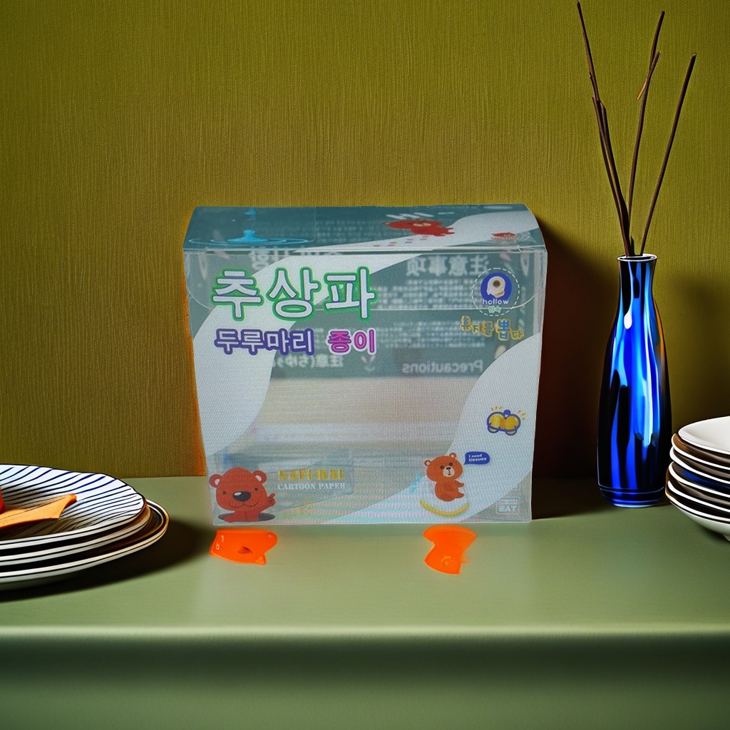 A thickened, large-capacity, foldable tissue box for home use Specification image