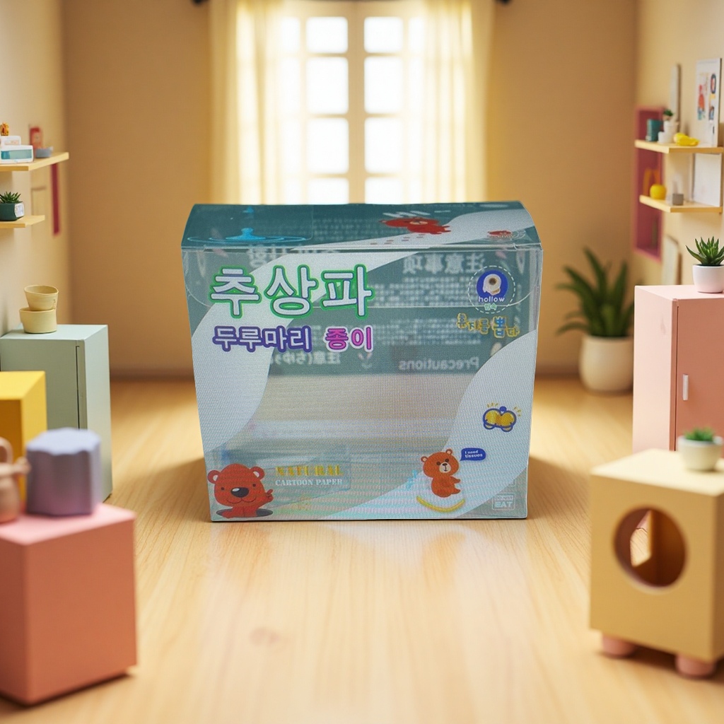 A thickened, large-capacity, foldable tissue box for home use details Picture