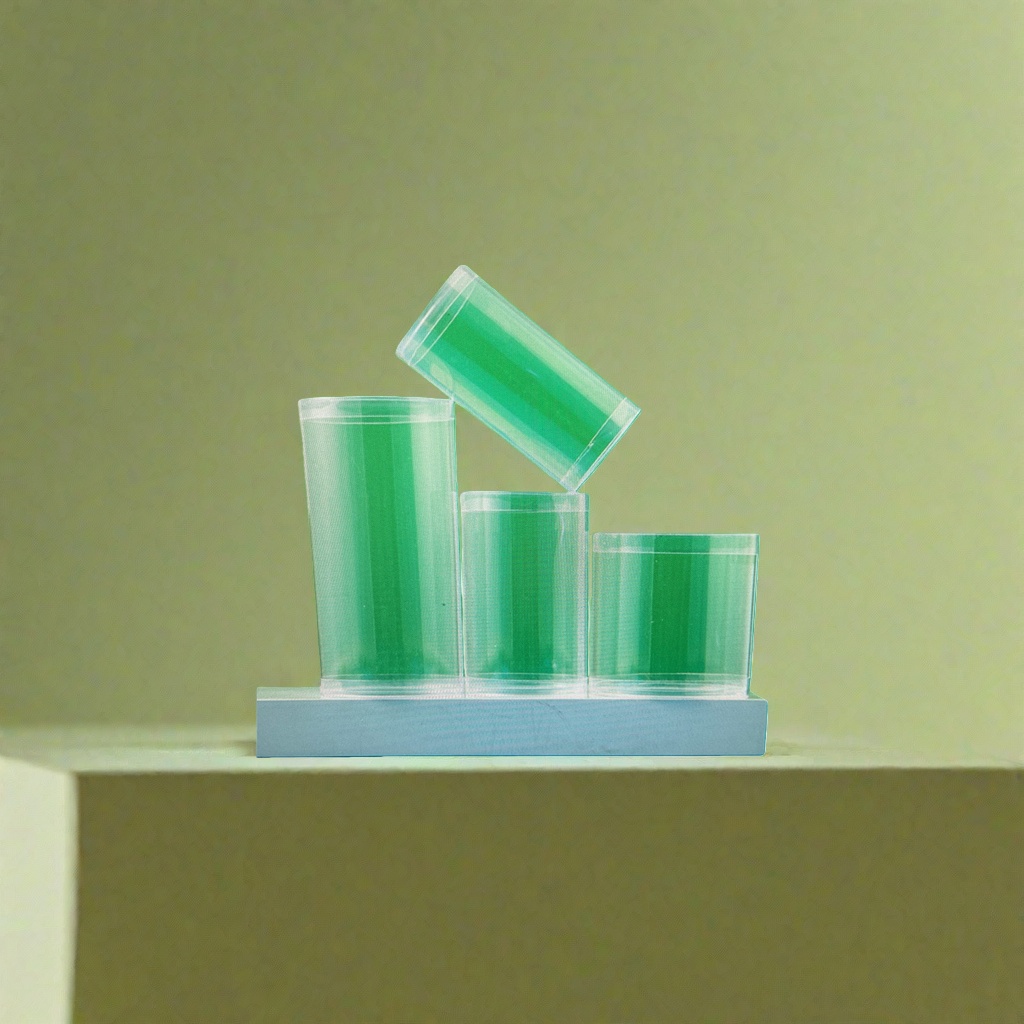 Transparent plastic cup, household large-capacity, high-temperature resistant, microwave heating cup