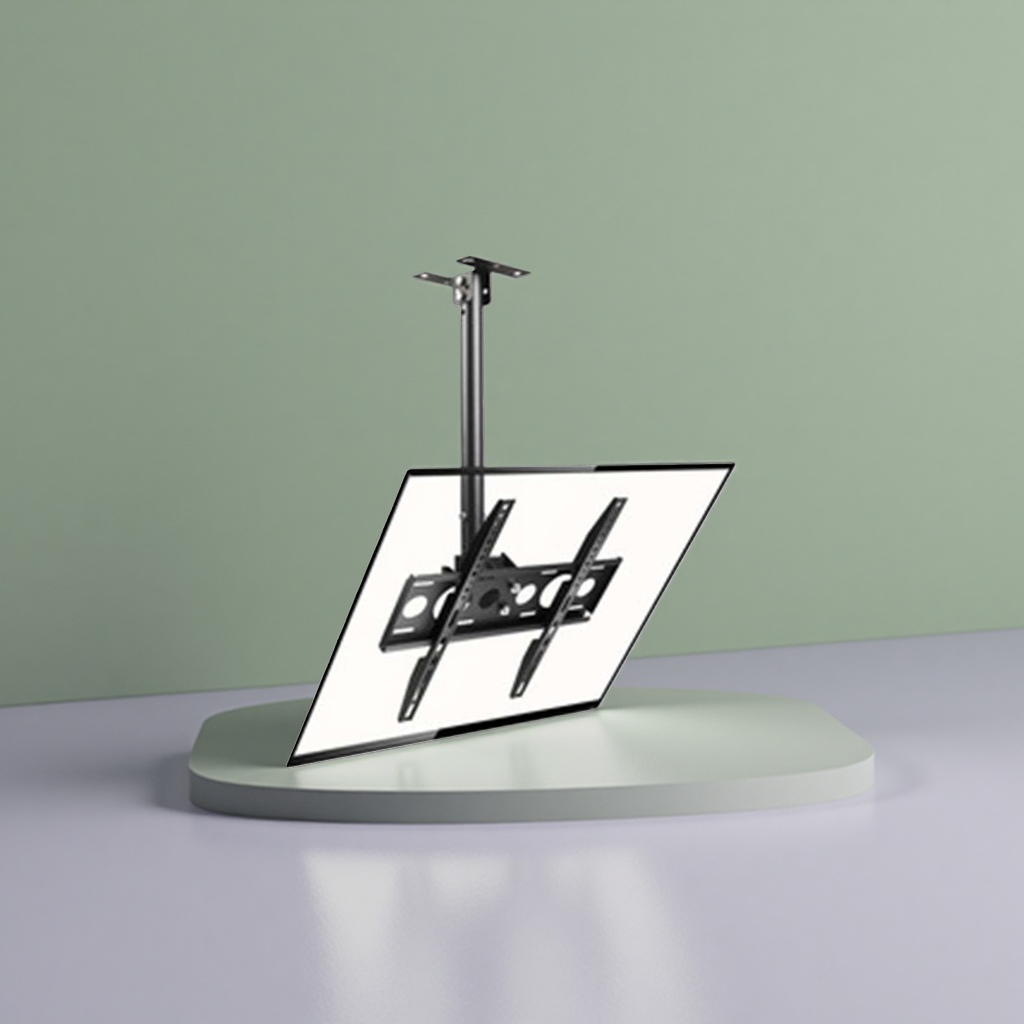 Wall-mounted high-definition anti-slip TV stand, 120cm Application Scenario