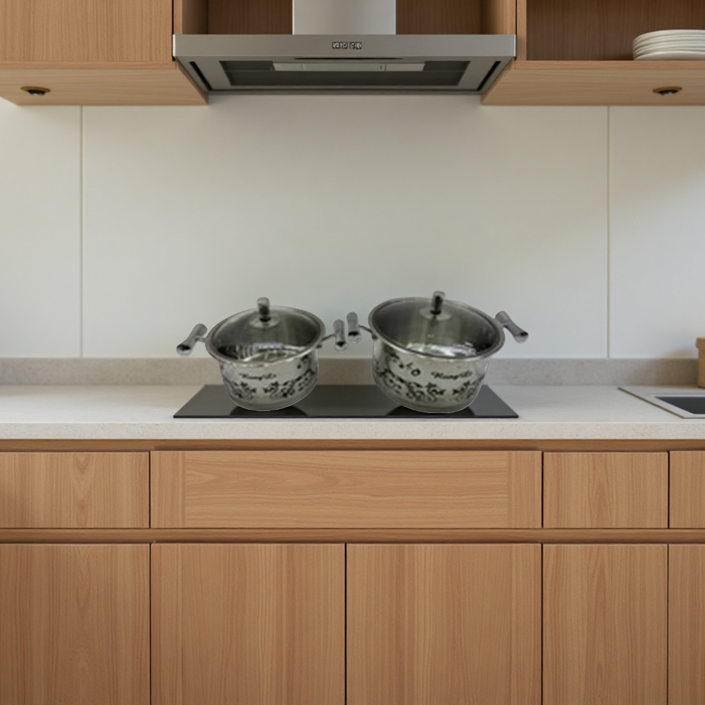 Stainless steel wok, 1.5-liter non-stick pan, healthy and durable household cookware Application Scenario