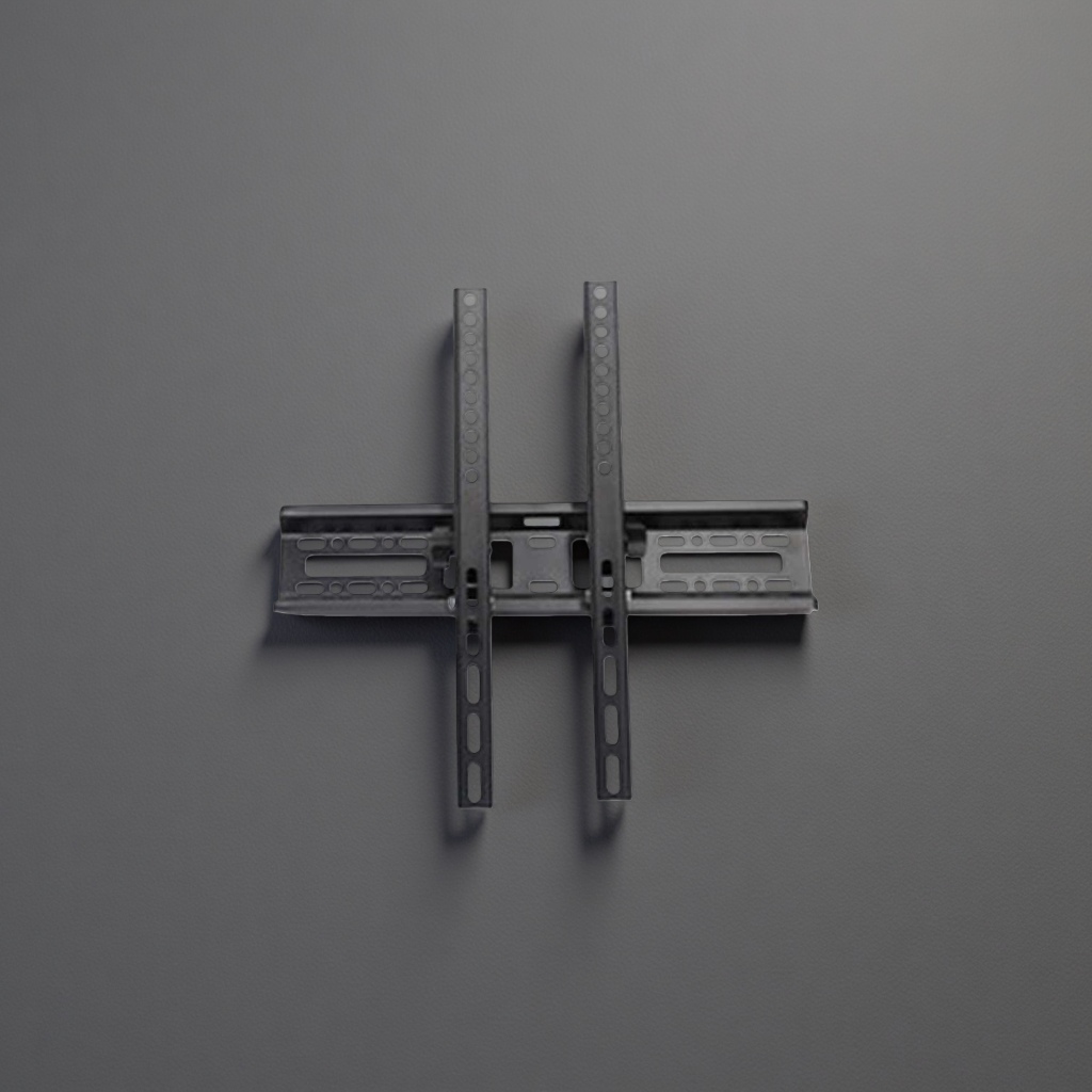 Black metal TV wall mounts are suitable for 40-70 inch TV wall-mounted brackets and have strong load-bearing capacity Specification image