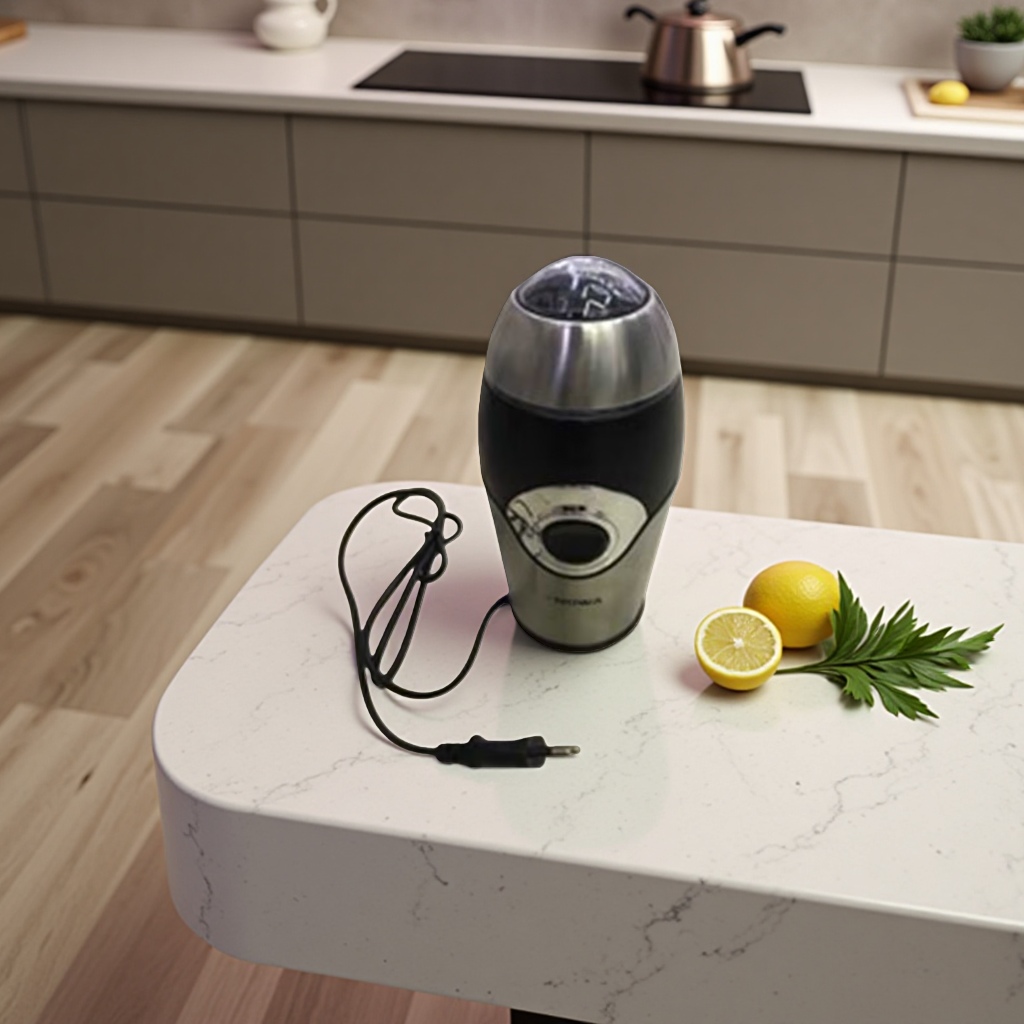 Household electric coffee grinder with adjustable coarseness, coffee bean grinder Specification image