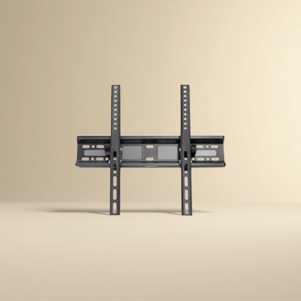 The black metal TV wall mount is suitable for 40-70 inch TVS. It is easy to install, stable and durable Specification image