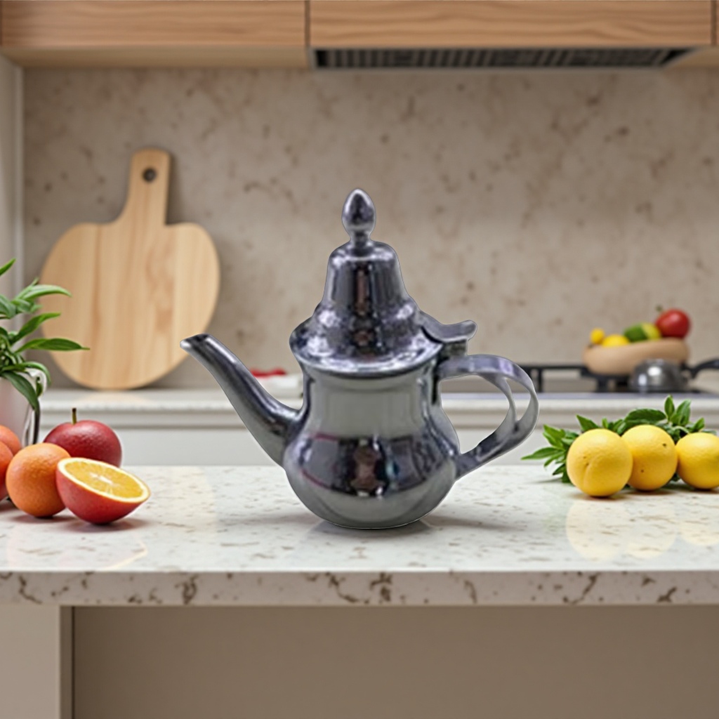 A large-capacity household metal teapot with heat preservation for boiling and brewing Specification image