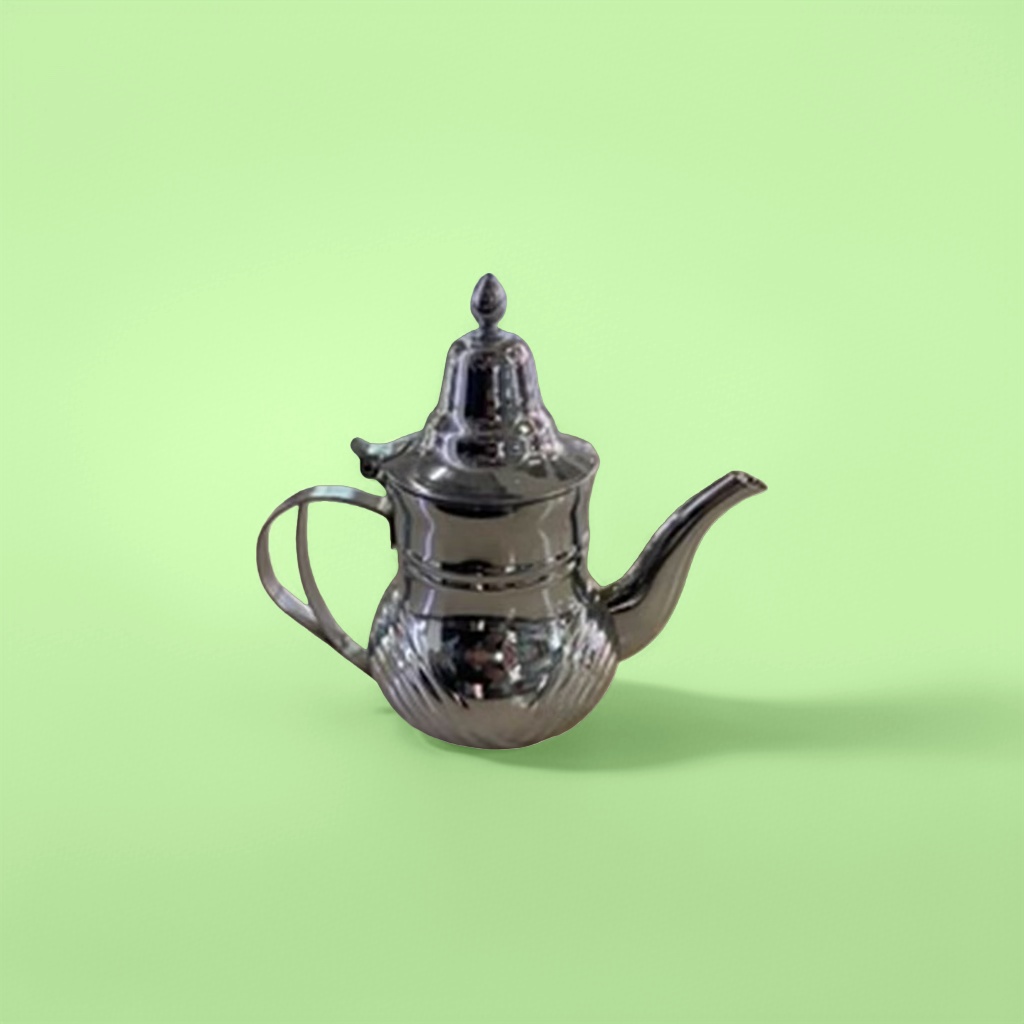 Silver teapot, household stainless steel teapot, large-capacity tea set Application Scenario