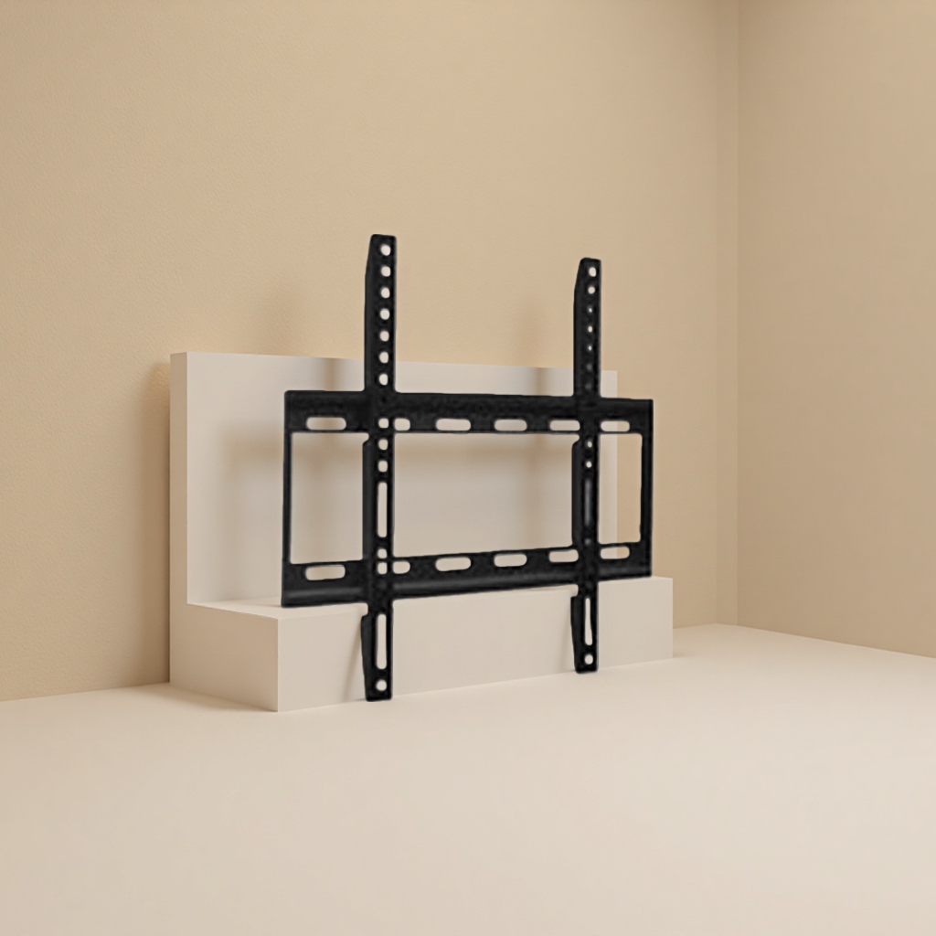 Universal fixator for the main body installation bracket of black TV wall mount Specification image