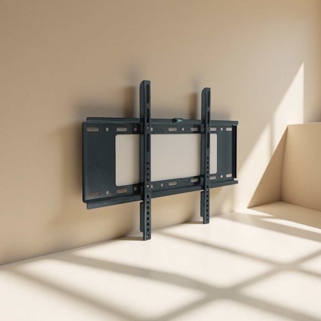 The black TV wall mount is suitable for 40-70 inch TVS. It is easy to install and has strong load-bearing capacity Specification image