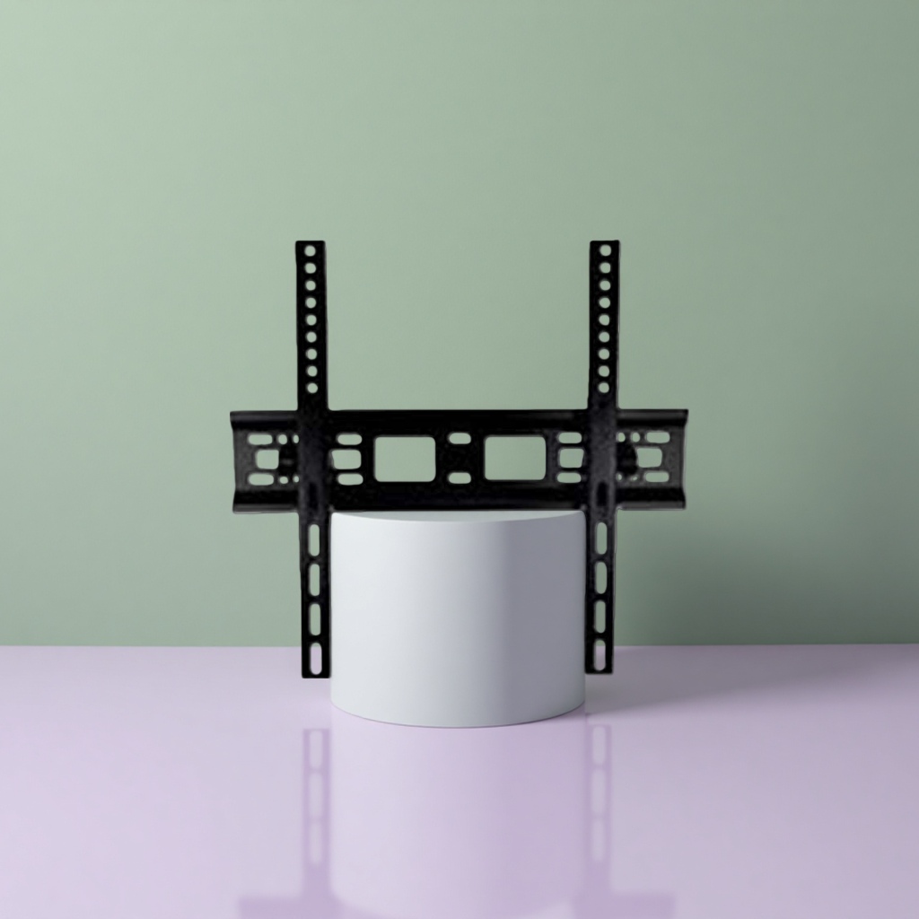 The main installation bracket of the black TV wall mount is suitable for 40-75 inch TVS. Tel: 095206975 details Picture