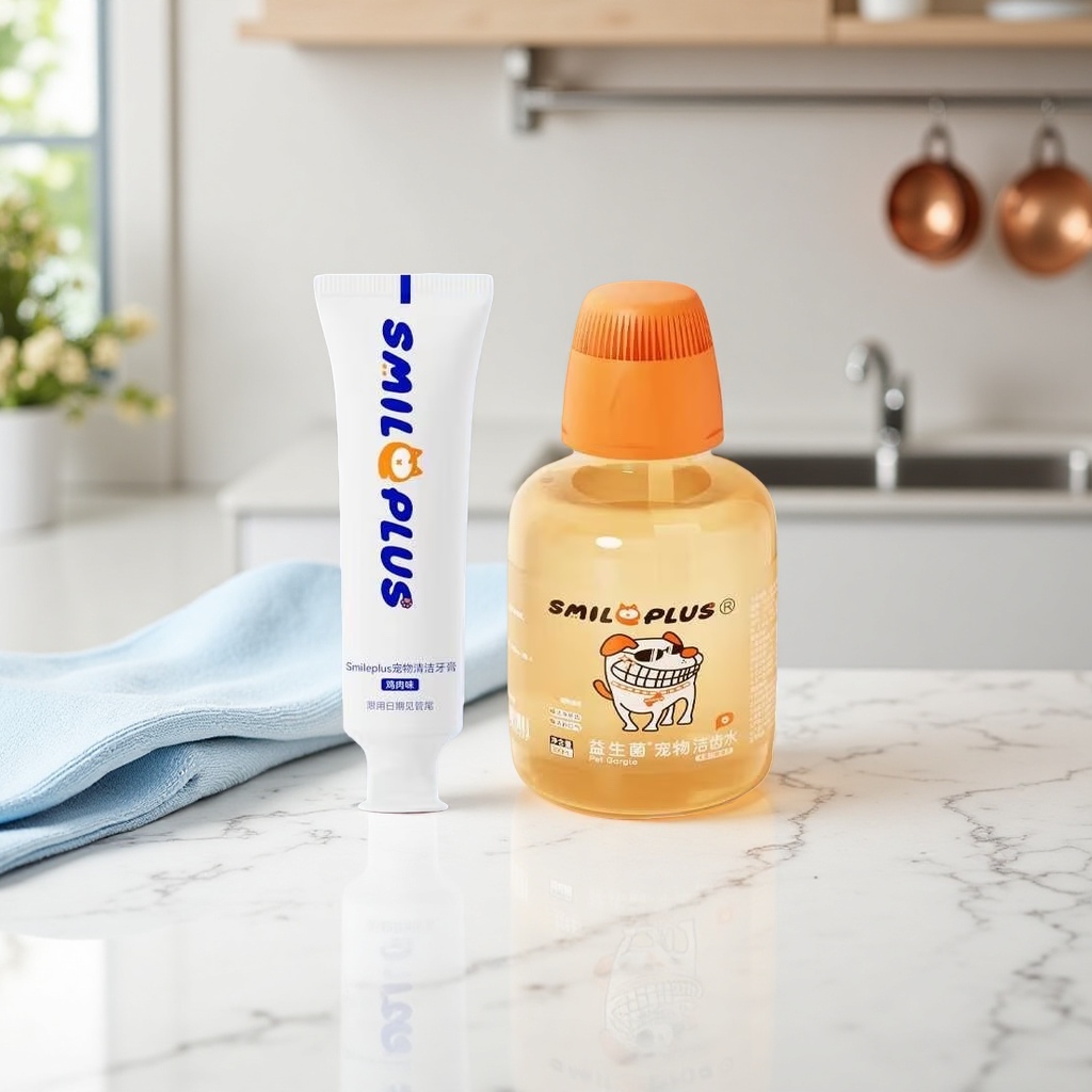 Pet cleaning products: toothpaste, tooth-cleaning water, deodorizing, stain-removing, tooth-protecting, freshening breath Specification image