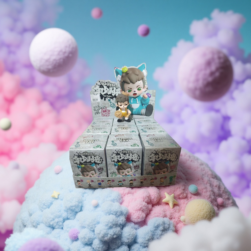 TNT's "Youthful Days" series of figurine blind box collectibles Application Scenario