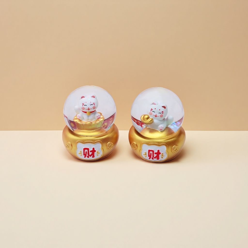 招财猫+招财小喵喵盲盒细节图