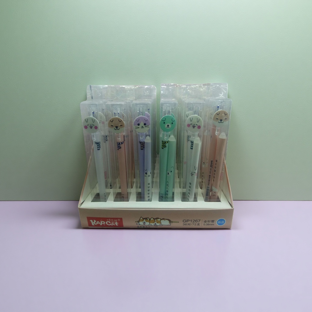Cute cartoon cat mechanical pencil 0.5mm student stationery, smooth and durable writing Application Scenario