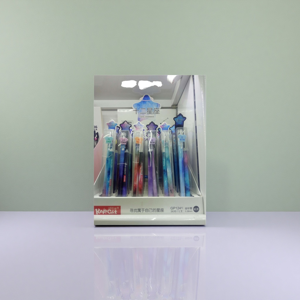 Twelve zodiac theme gel pen set, office stationery, student gift
