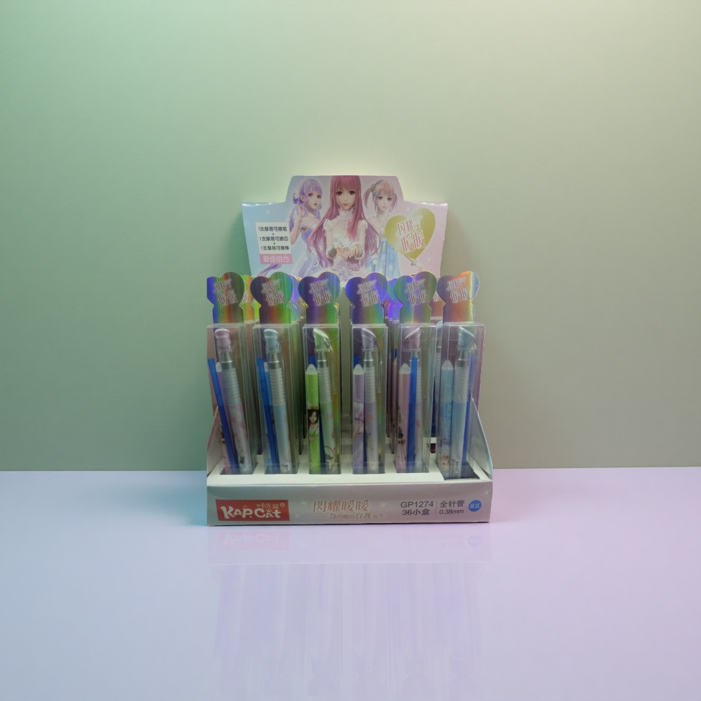 Anime-style character creative pen stationery set details Picture