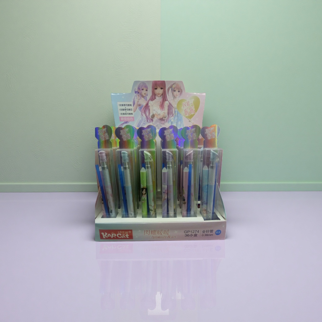 Anime-style character creative pen stationery set Application Scenario