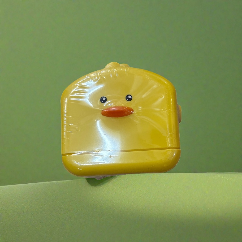 Yellow duck-shaped storage box for daily toy organization Application Scenario