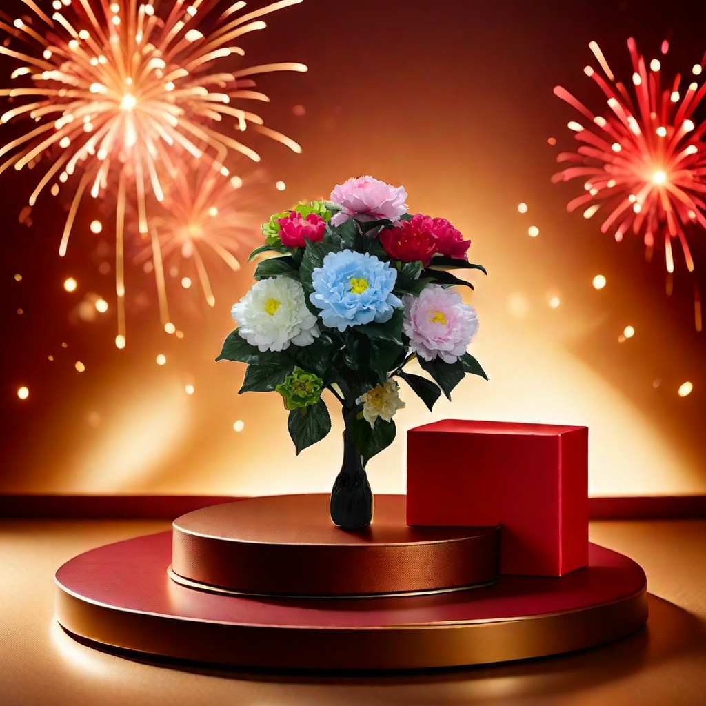 Artificial flower bouquets, realistic flower decorative ornaments, home beautification, and excellent gifts Specification image