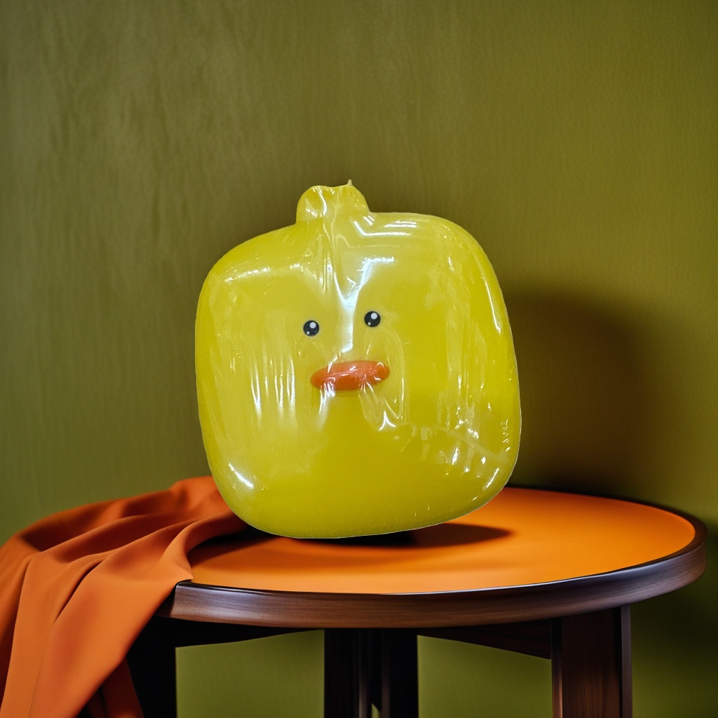 Yellow duck-shaped plastic toys are children's educational toys for intelligence and early education Specification image
