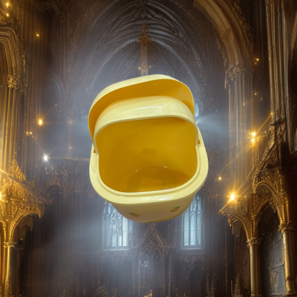 Yellow plastic bucket 50-liter large-capacity water storage container, suitable for household and industrial use details Picture