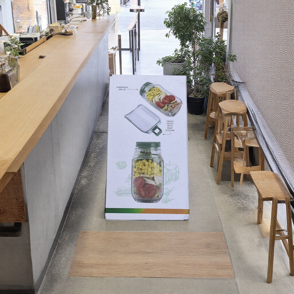 便携时尚沙拉罐