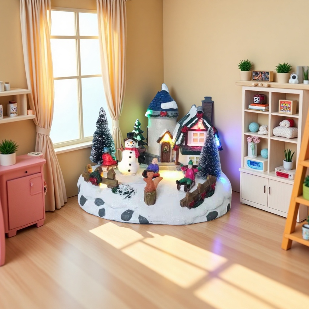 圣诞主题雪景模型摆件装饰品家居美化布置142002650产品图