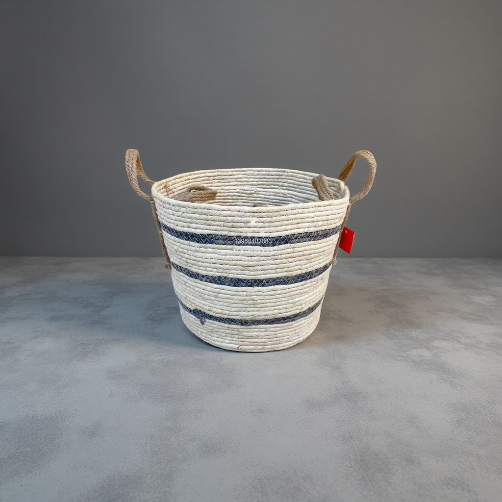 Woven baskets, rattan storage baskets, handcrafted bamboo baskets, home decoration baskets Specification image