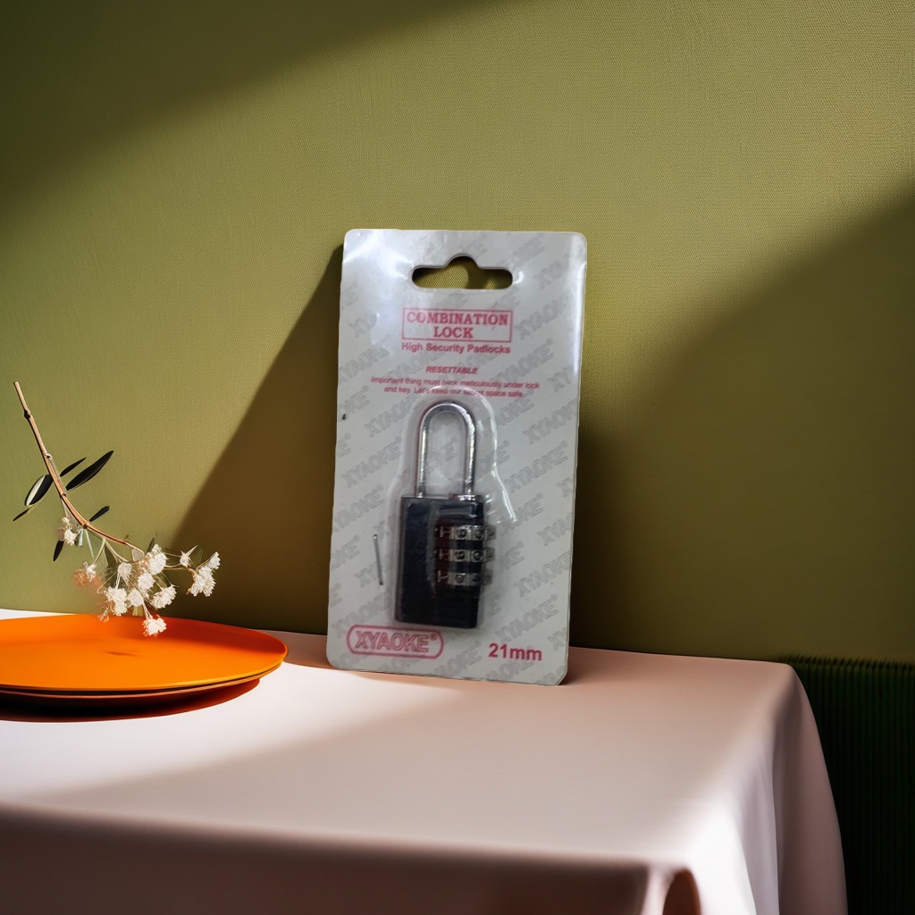 Combination lock, padlock, anti-picking household anti-theft door lock, keyhole lock set Specification image