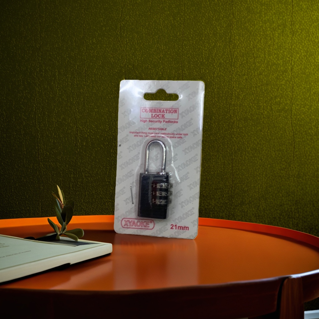 Combination lock, padlock, anti-picking household anti-theft door lock, keyhole lock set details Picture