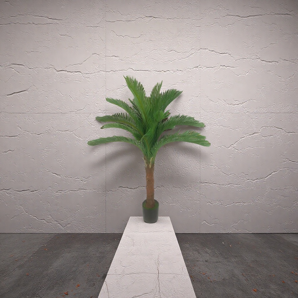 Palmera artificial simulación de plantación verde decoración interior pants jardín verde plantas macetas Application Scenario