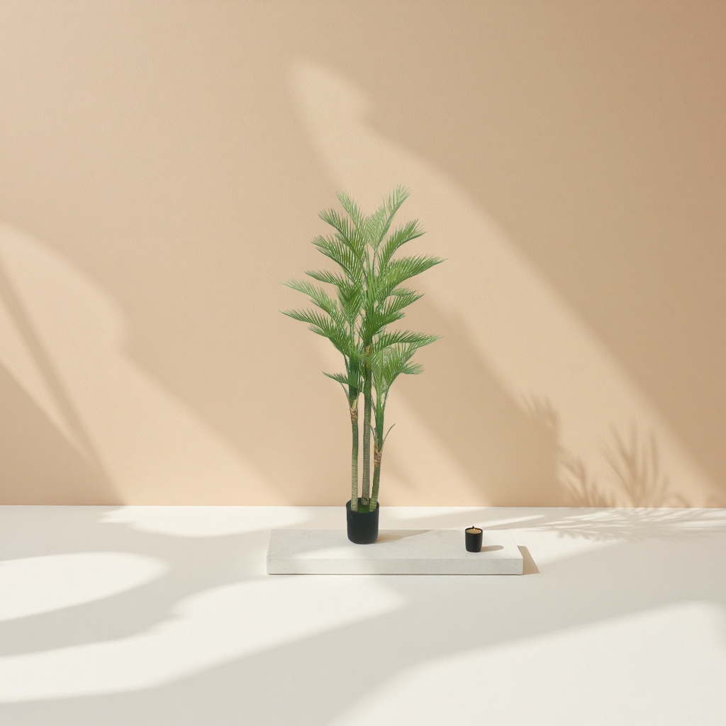 仿真棕榈树绿植装饰室内摆件家居绿化植物盆栽