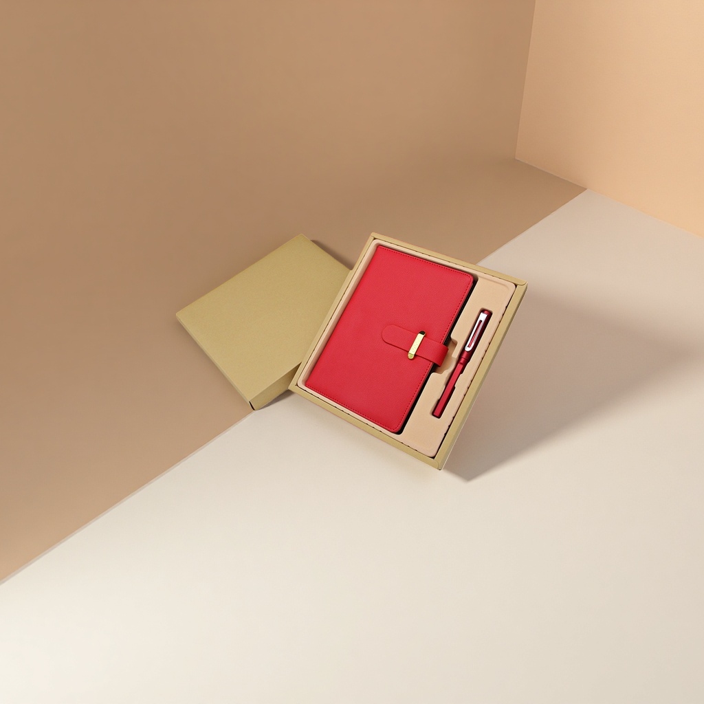 Красная записная книжка, подарочный набор для студентов, подарок на день рождения подружки Specification image