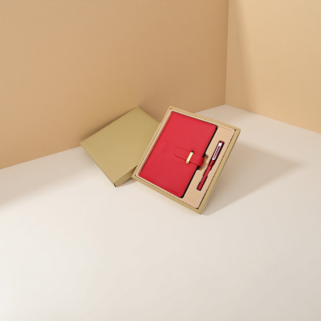 Красная записная книжка, подарочный набор для студентов, подарок на день рождения подружки Application Scenario