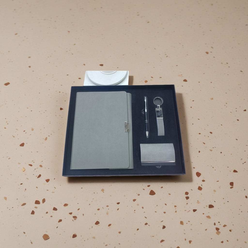商务礼品套装商务笔记本钢笔钥匙扣名片夹礼盒装