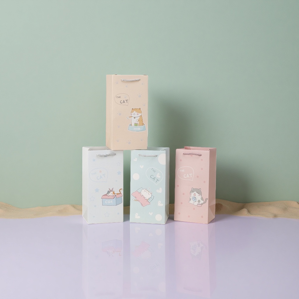 可爱猫咪图案+礼品袋产品图