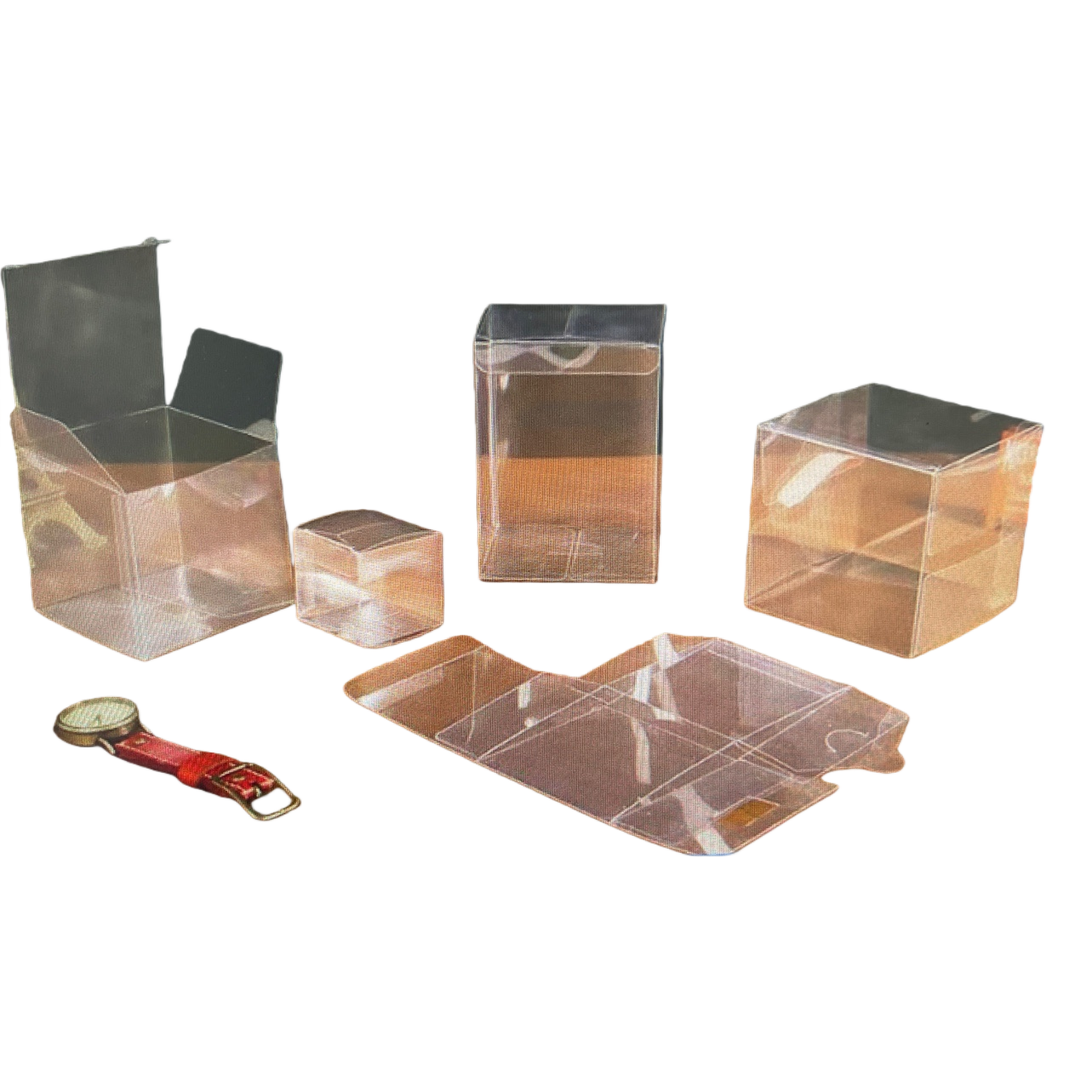 Transparent plastic packaging box, PVC, PP, PET box, universal storage box, dust-proof, water-proof and durable Item Picture
