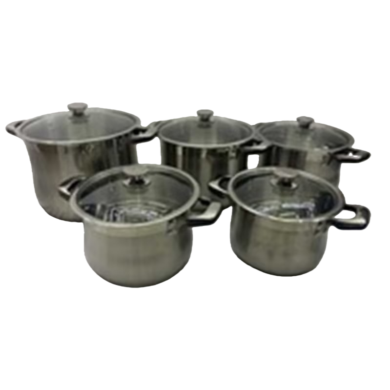 Stainless steel cookware set 18cm wok, stew pot, household non-stick pan, healthy and durable Item Picture